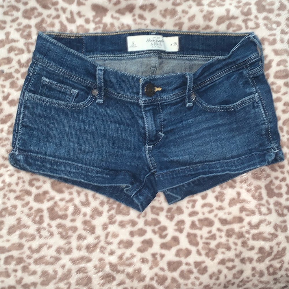Abercrombie & Fitch Classic Blue Jean Shorts